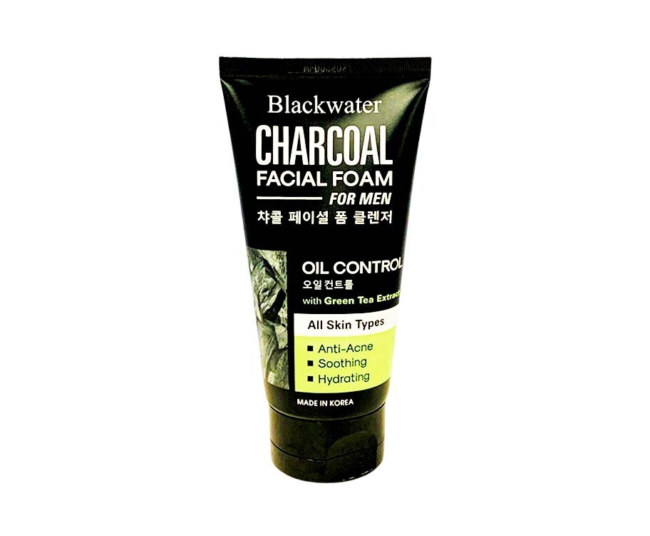 Blackwater Charcoal Facial Foam for Men ​Oil Control 120mL