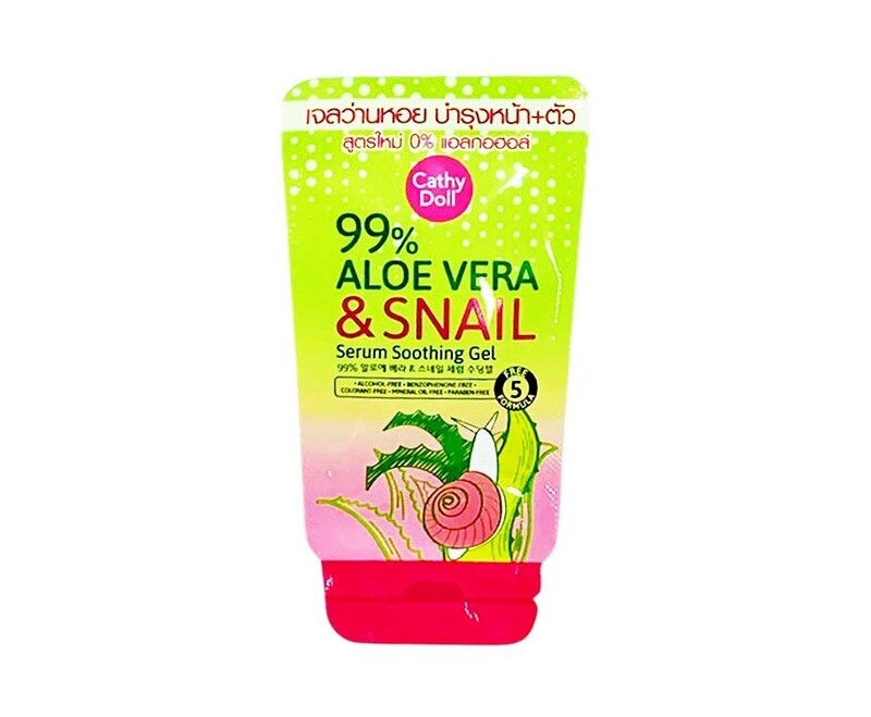 Cathy Doll 99% Aloe Vera &amp; Snail Serum Soothing Gel 10g