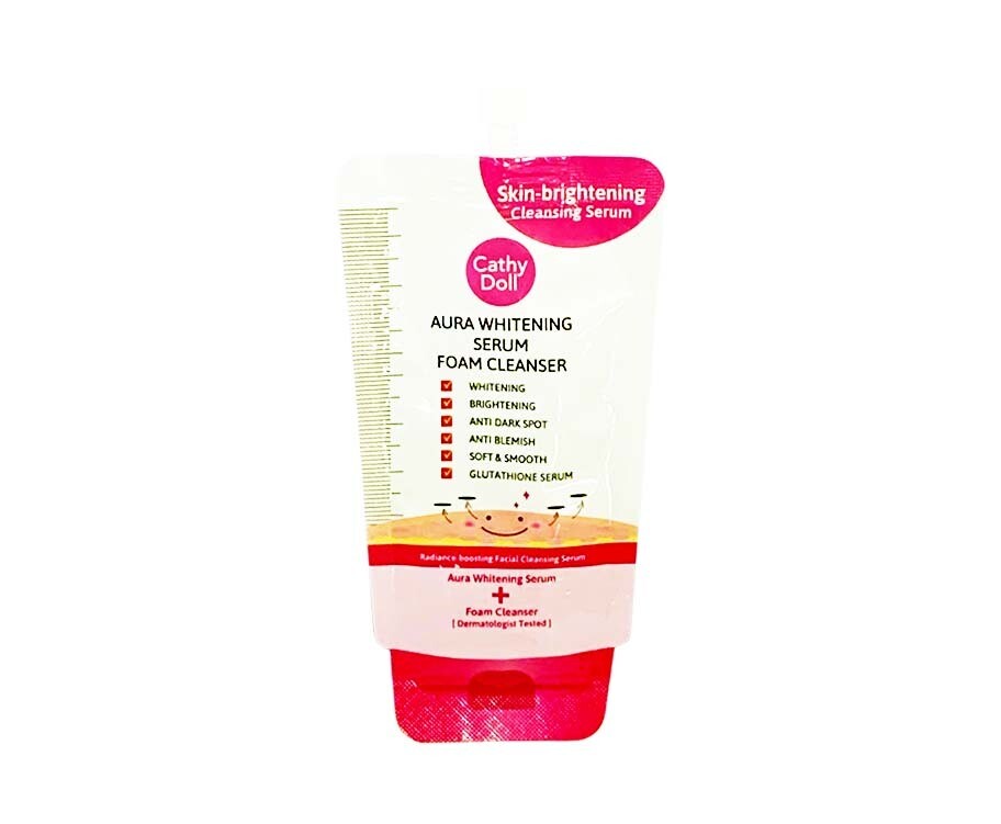 Carhy Doll Aura Whitening Serum Foam Cleanser Skin-Brightening Cleansing Serum 12mL