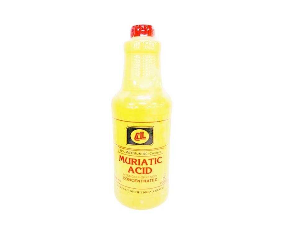 CL Muriatic Acid Hydrochloric Acid Concentrated 1000mL