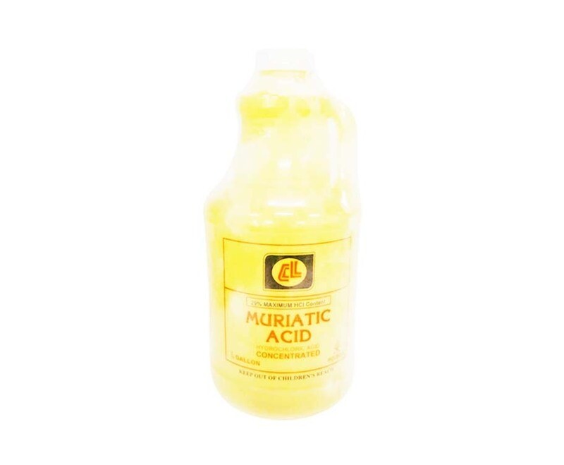 CL Muriatic Acid Hydrochloric Acid Concentrated 1/2 Gallon