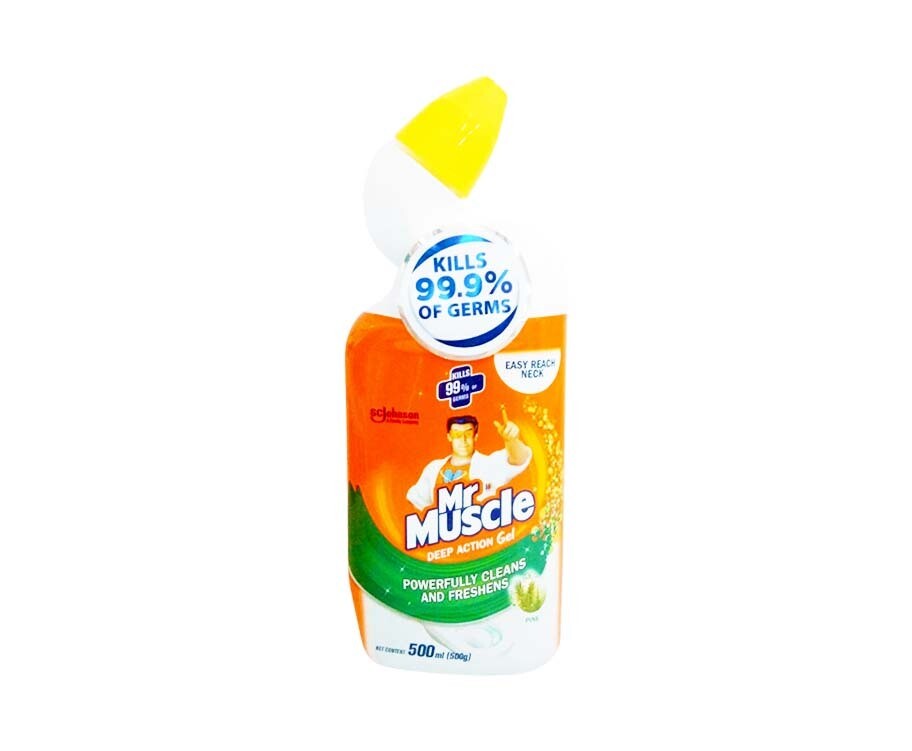 Mr. Muscle Deep Action Gel Toilet Bowl Cleaner Pine 500mL (500g)