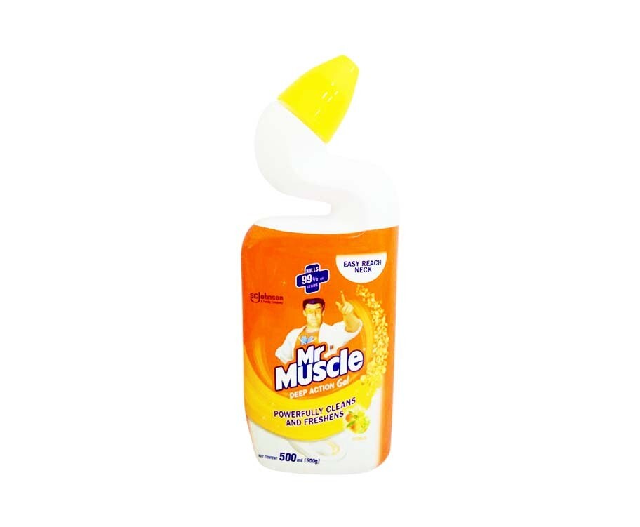 Mr. Muscle Deep Action Gel Toilet Bowl Cleaner Citrus 500mL