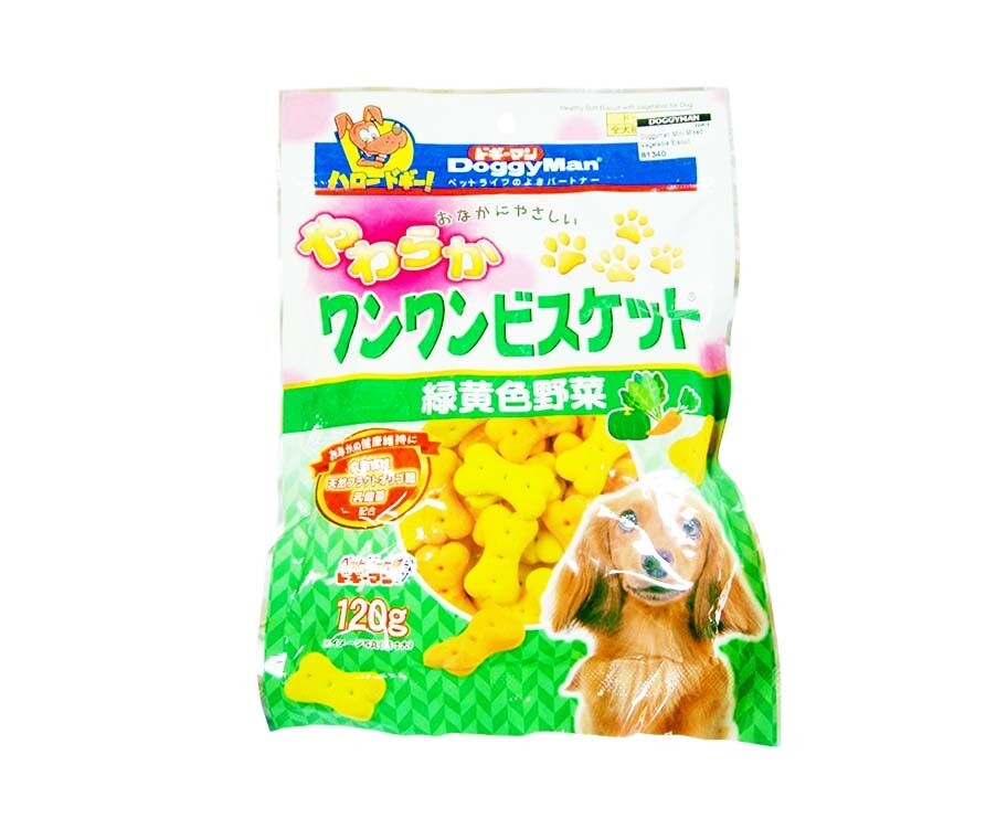 DoggyMan Mini Mixed Vegetable Biscuit 120g