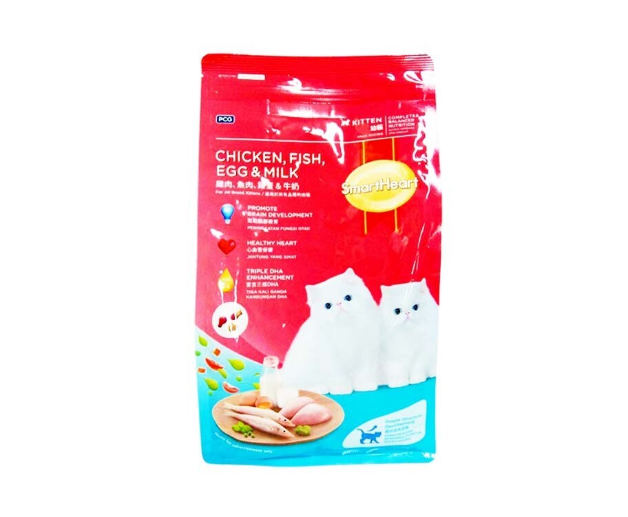 SmartHeart Kitten Chicken, Fish, Egg &amp; Milk 1.1kg