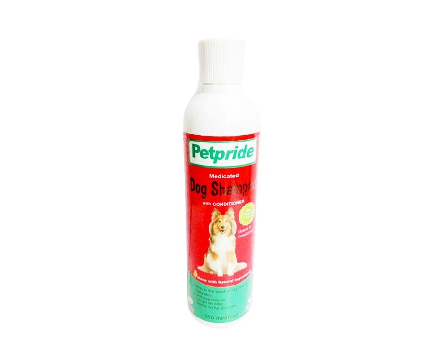 Petpride Medicated Dog Shampoo with Conditioner 250mL