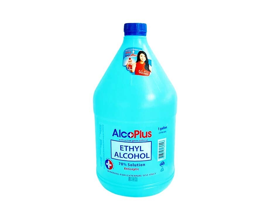 AlcoPlus Ethyl Alcohol 70% Solution Antiseptic 1 Gallon