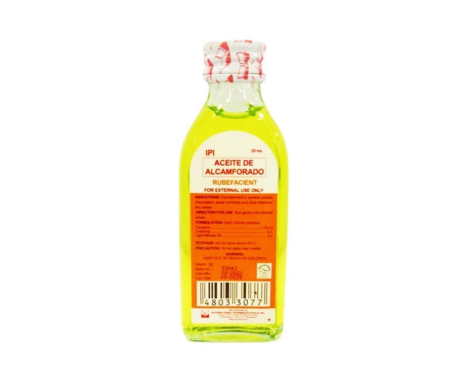 IPI Aceite De Alcamforado Rubefacient 25mL