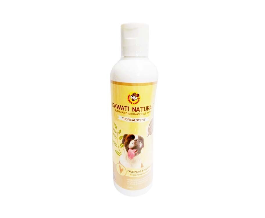 Doggies&#39; Choice Kawati Naturale Oatmeal &amp; Tawas Deodorizing Shampoo Tropical Scent 250mL