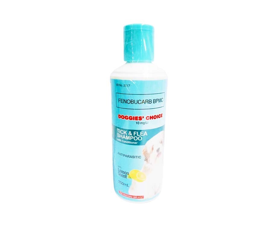 Doggies&#39; Choice Tick &amp; Flea Shampoo with Lemon Scent 250mL