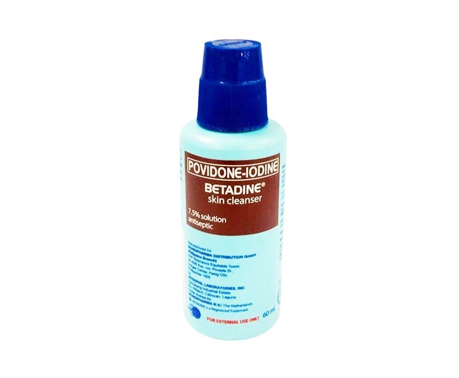 Povidone-Iodine Betadine Skin Cleanser 60mL