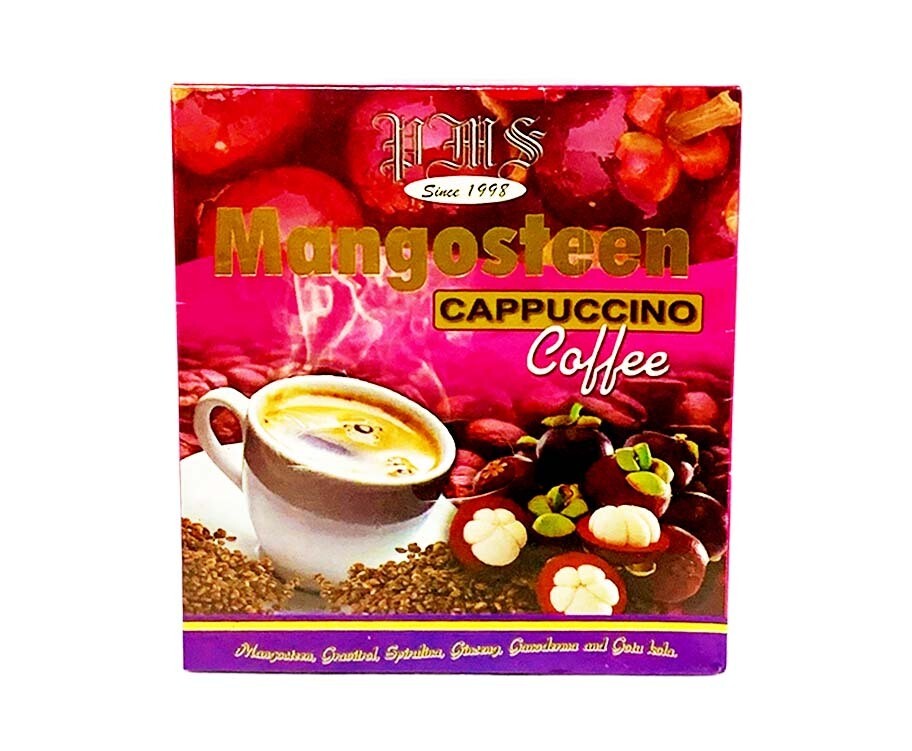 PMS Mangosteen Cappuccino Coffee (10 Sachets x 21g) 210g