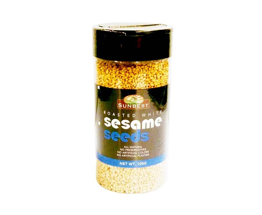 Sunbest Roasted White Sesame Seeds 100g
