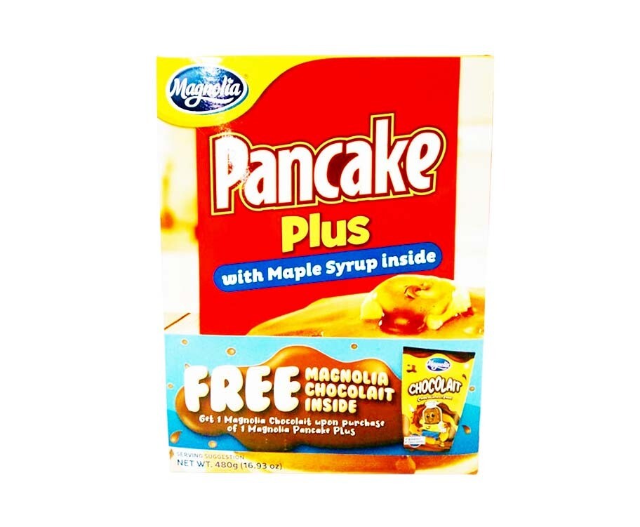 Magnolia Pancake Plus with Maple Syrup Inside 480g + Free Magnolia