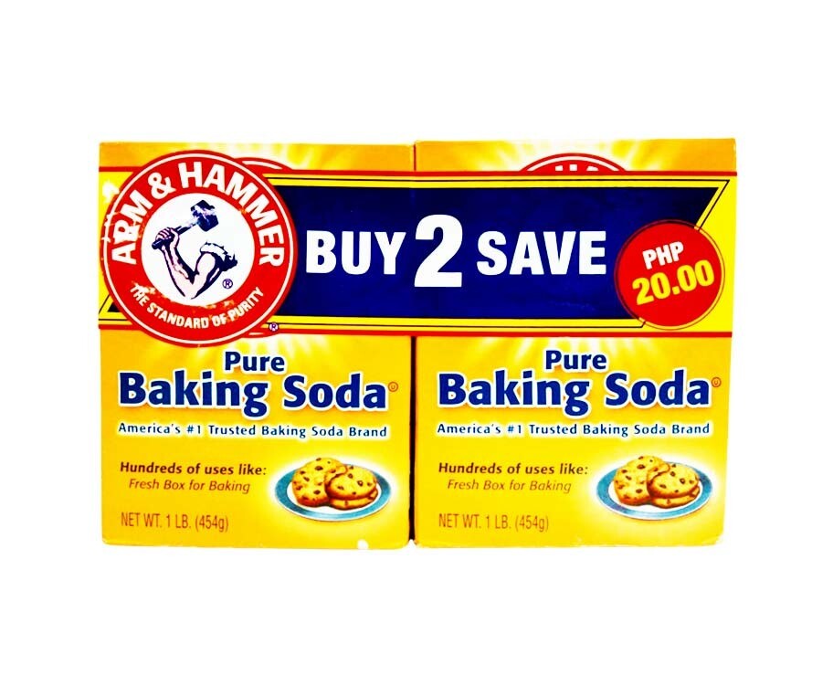Arm & Hammer Pure Baking Soda (2 Packs x 454g)