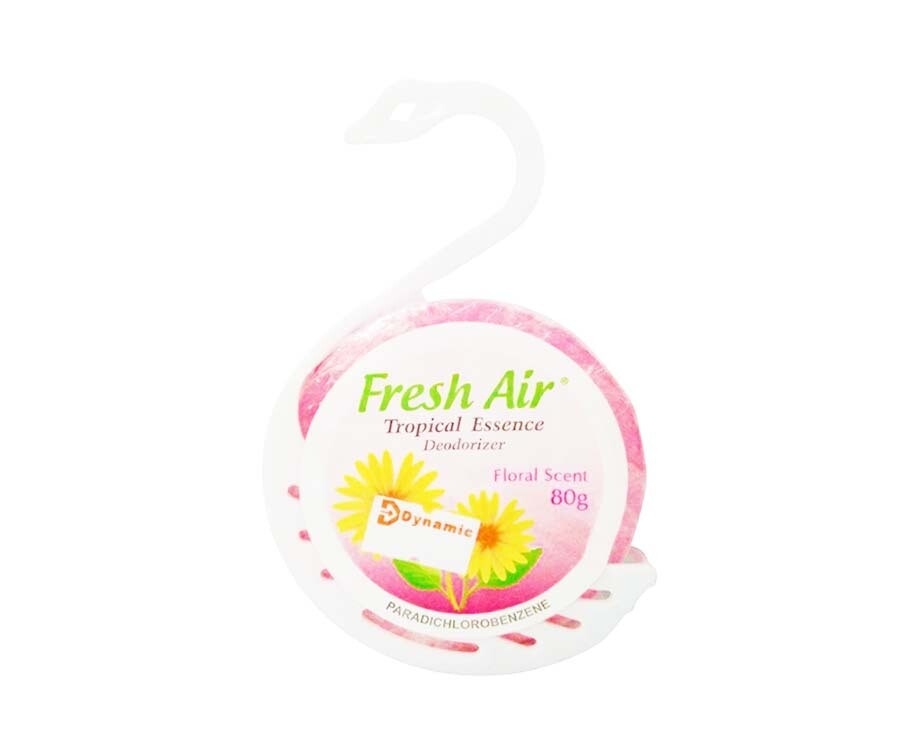Fresh Air Tropical Essence Deodorizer Floral Scent with Swan Holder 80g