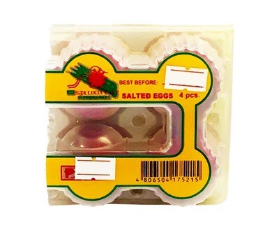 Sta. Lucia East Supermarket Salted Eggs (4 Pieces)