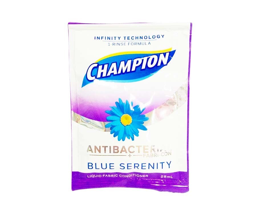 Champion Antibacterial Fabri-Con Blue Serenity ​Liquid Fabric Conditioner 28mL