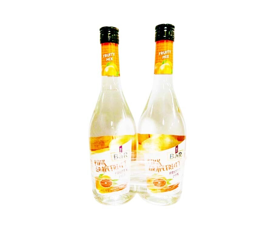 The Bar Pink Grapefruit Fruity Mix Ultra Light Alcohol (2 Bottles x 700mL)