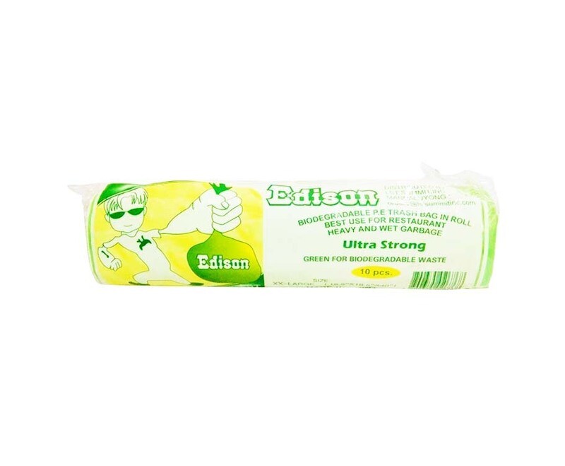 Edison LST Biodegradable Trash Bag Roll Green XX-Large 10 Pieces