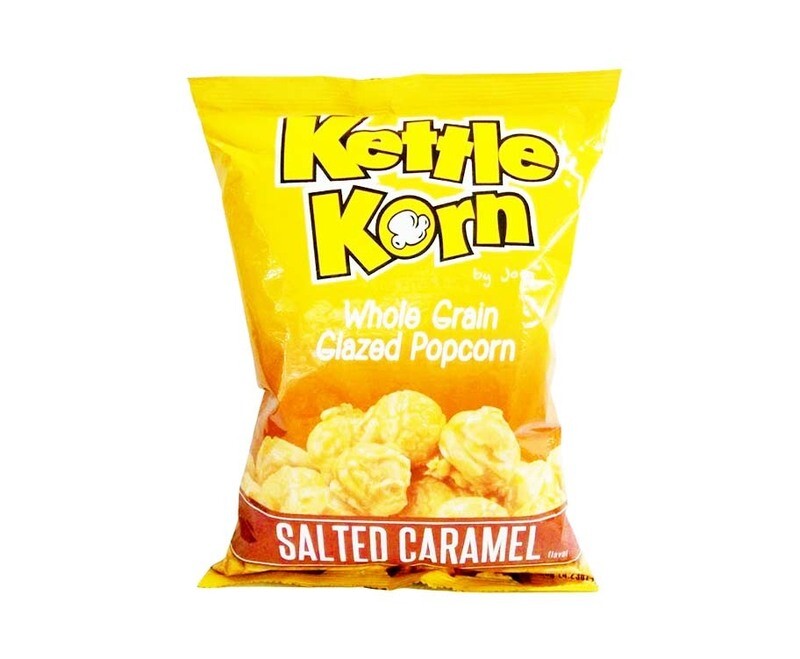 Kettle Korn Whole Grain Glazed Popcorn Salted Caramel Flavor 120g