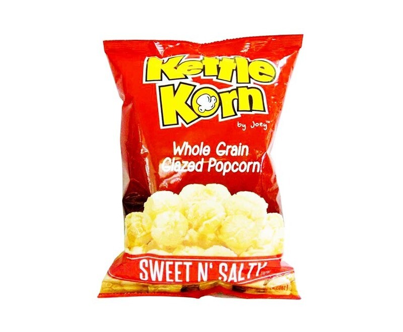 Kettle Korn Whole Grain Glazed Popcorn Sweet N&#39; Salty Flavor 120g