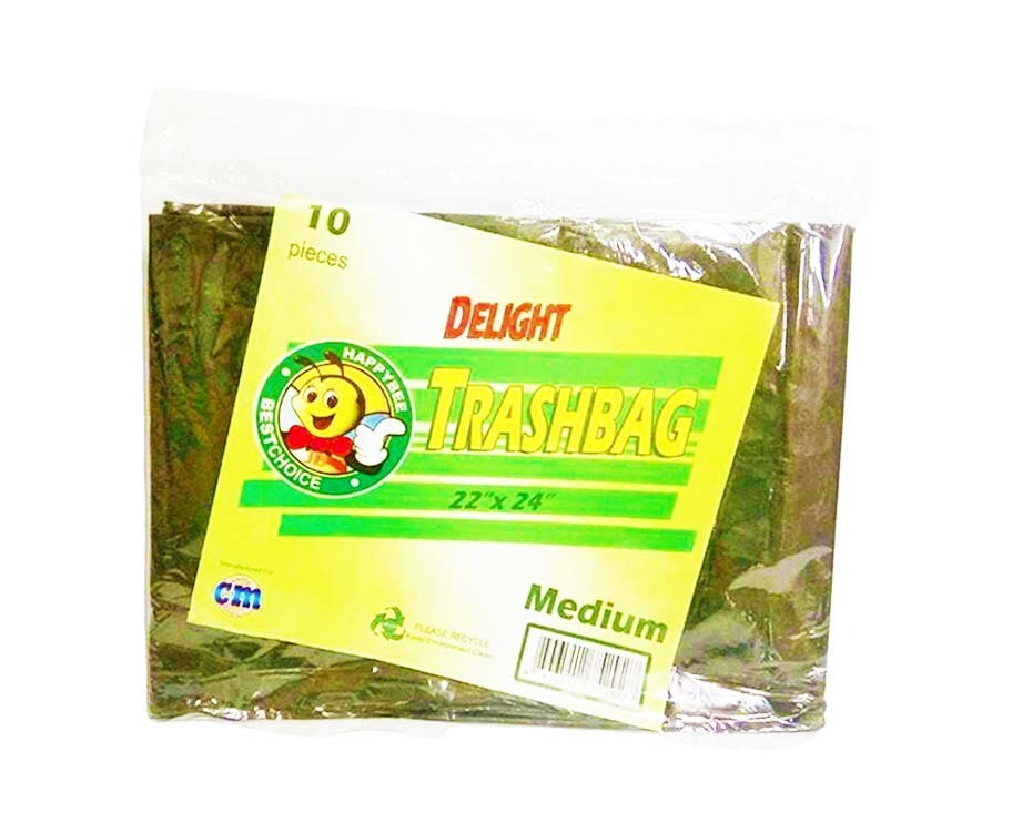 HappyBee Delight Trashbag 22" x 24" Medium 10 Pieces