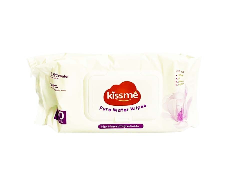 Kissme Pure Water Wipes 60 Wipes