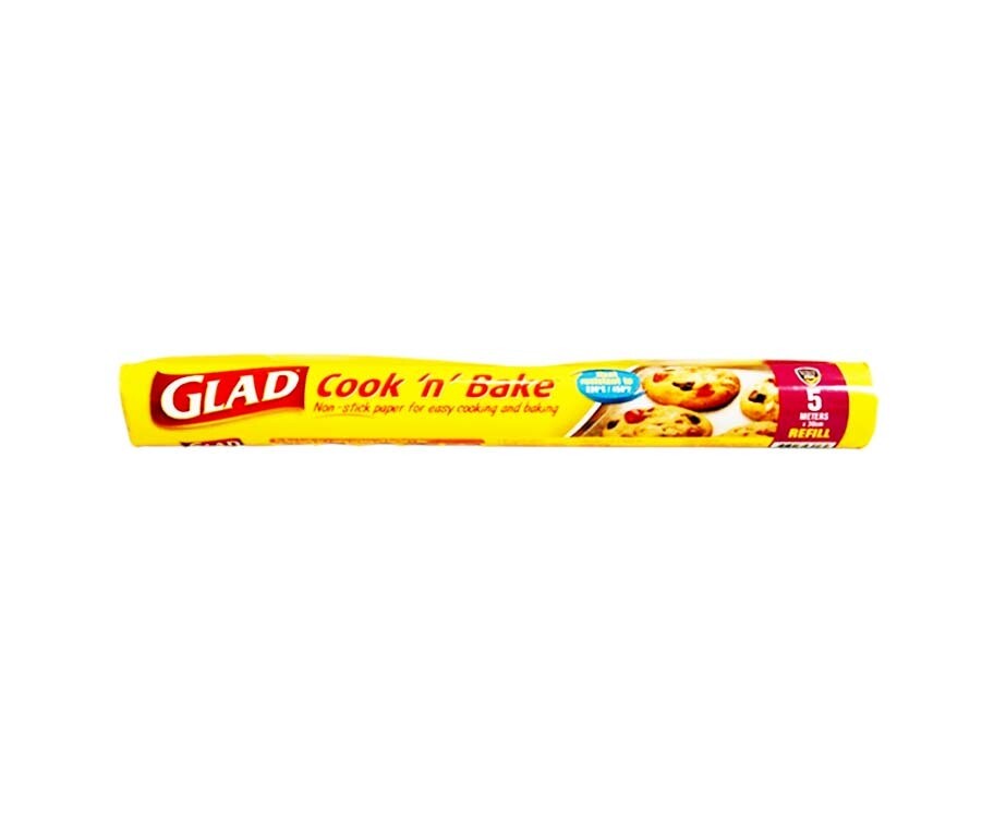 Glad Cook &#39;n&#39; Bake Non-Stick Paper Refill 5M (5m x 30cm)