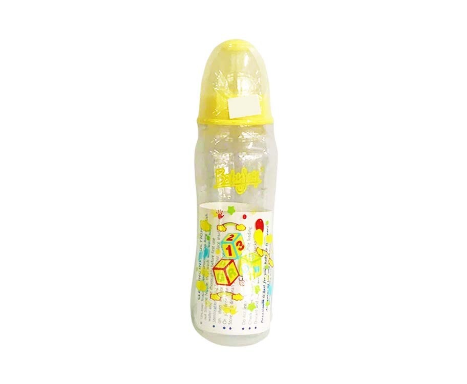 BabyJoy Feeding Bottle Decorated Collection Yellow 8oz