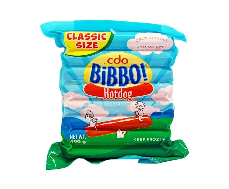 CDO Bibbo! Hotdog Classic Size 490g
