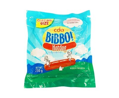 CDO Bibbo! Hotdog Classic Size 230g