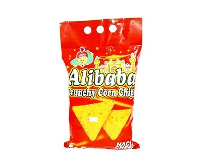 Alibaba Crunchy Corn Chips Nacho Cheese Flavor 500g