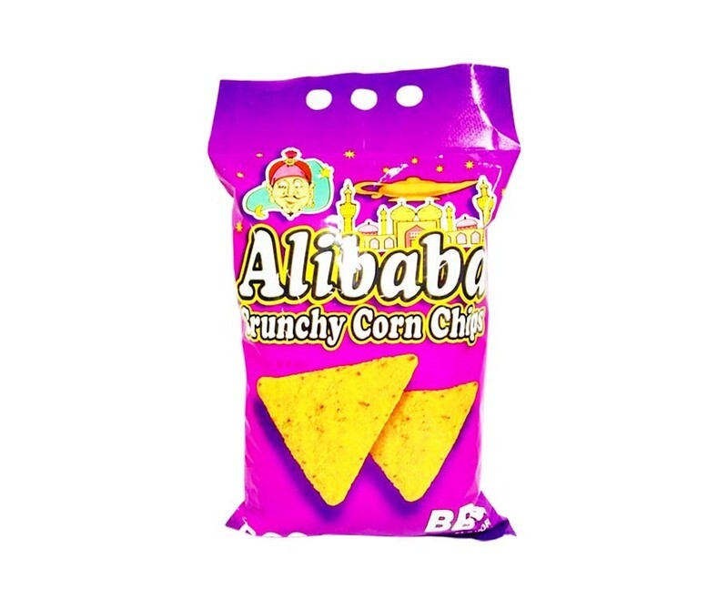 Alibaba Crunchy Corn Chips BBQ Flavor 500g