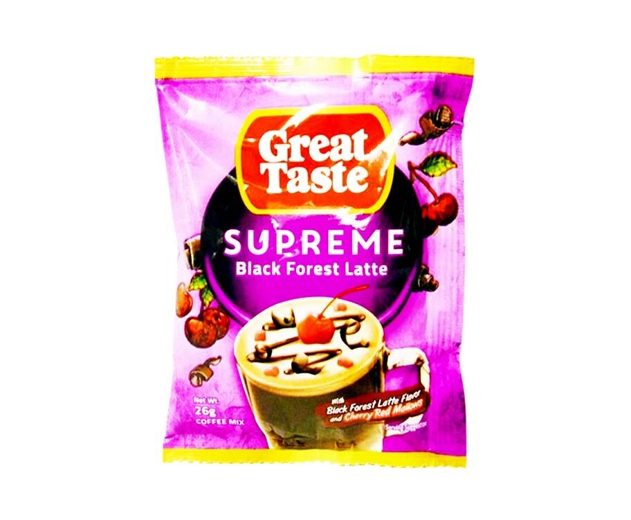 Great Taste Supreme Black Forest Latte Coffee Mix 26g