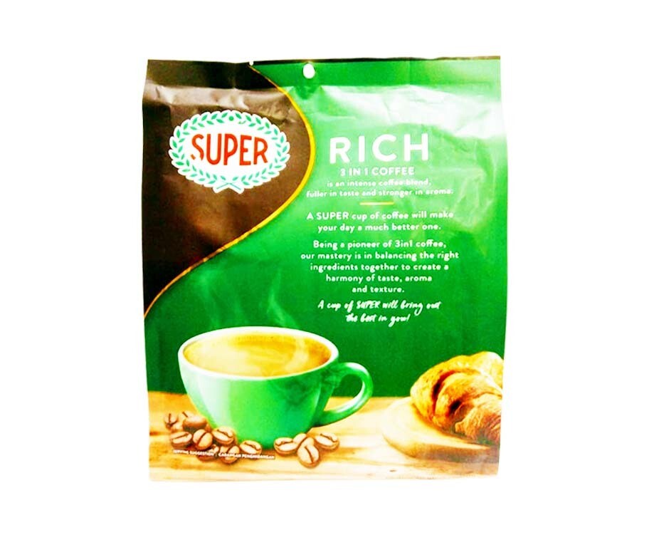 Super Rich 3-in-1 Coffee 600g (30 Sachets x 20g)