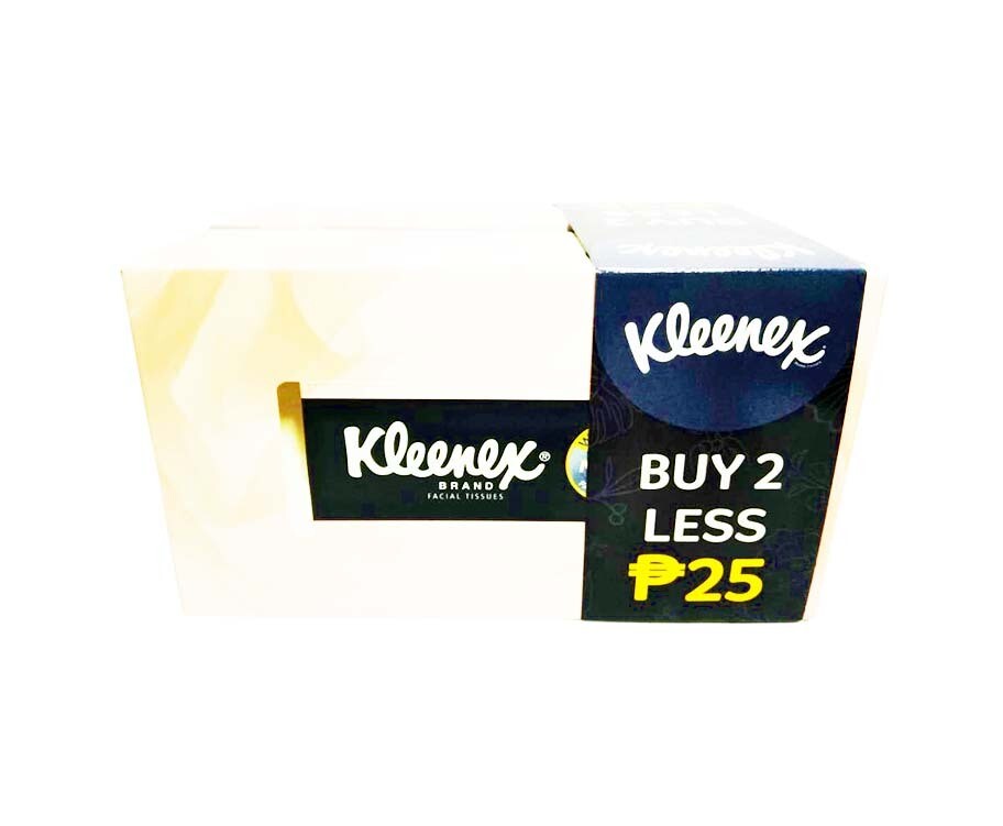 Kleenex Brand Facial Tissues 2Ply (2 Packs x 200 Sheets)