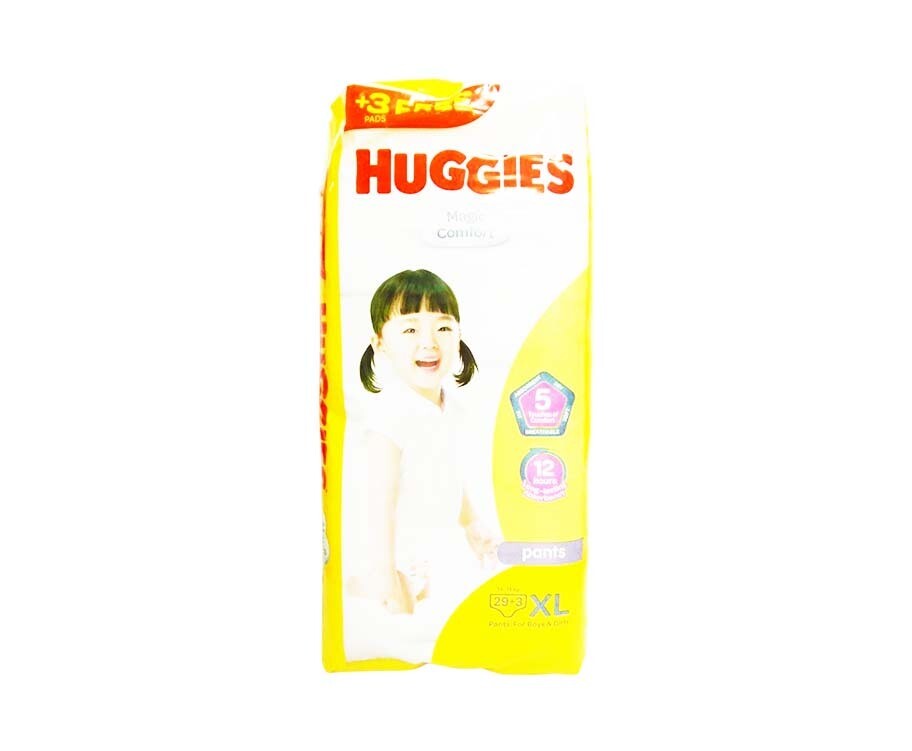 Huggies Magic Comfort Pants X-Large For Boys &amp; Girls (29+3 Diapers)