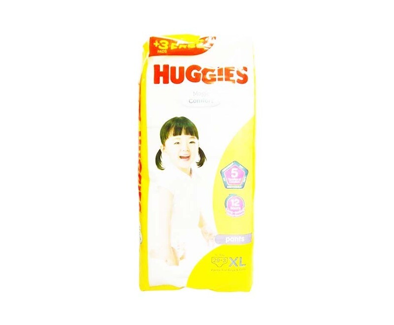 Huggies Magic Comfort Pants X-Large For Boys &amp; Girls (29+3 Diapers)