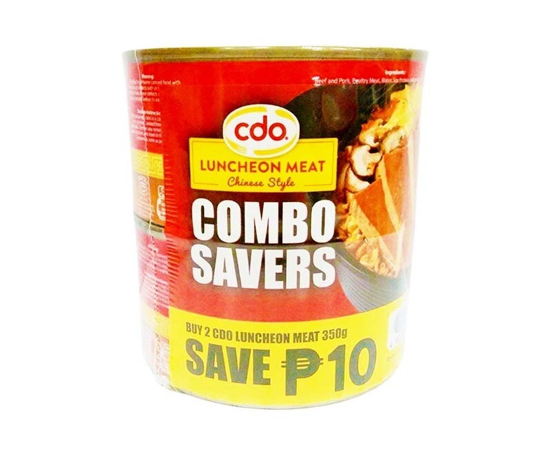CDO Luncheon Meat Chinese Style (2 Packs x 350g)