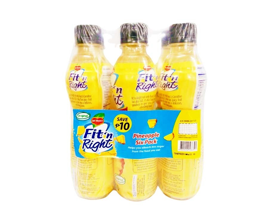 Fit &#39;n Right Pineapple Juice Drink (6 Packs x 330mL)