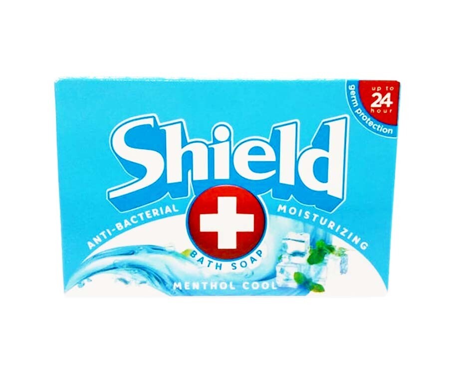 Shield Anti-Bacterial Moisturizing Bath Soap Menthol Cool 90g