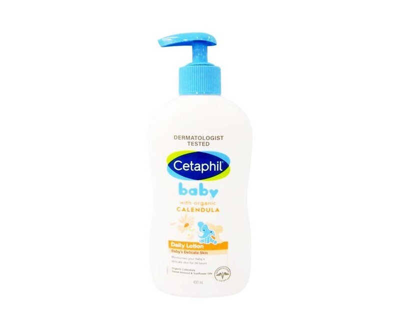 Cetaphil Baby with Organic Calendula Daily Lotion for Baby&#39;s Delicate Skin 400mL