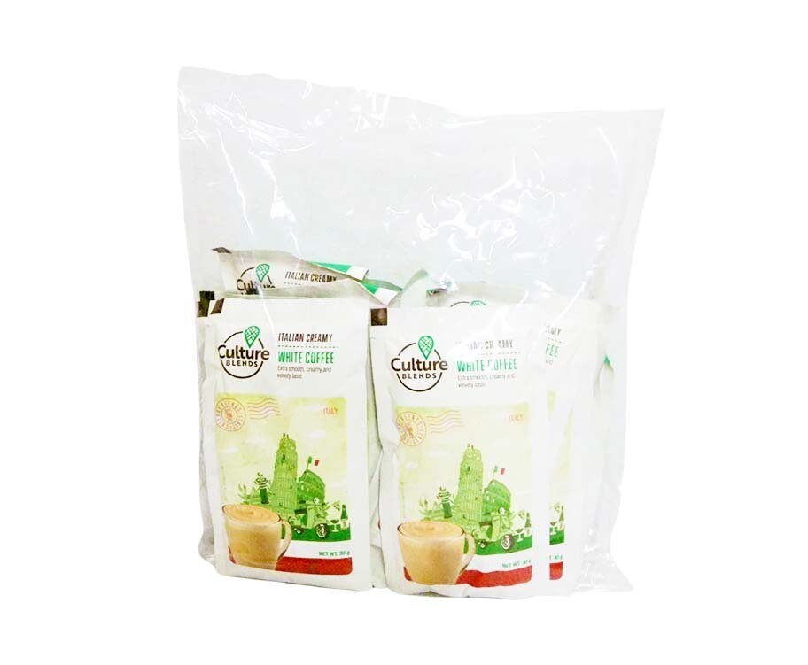 Culture Blends Italian Creamy White Coffee (15 Sachets x 30g)
