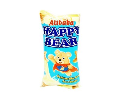 Alibaba Happy Bear Condensed Milk Overload Filled Biscuits 56g