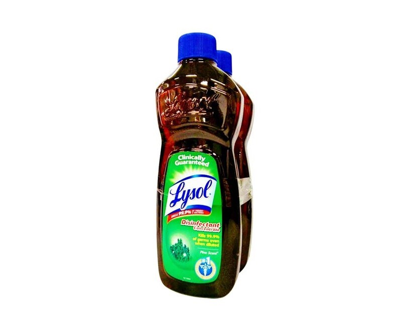 Lysol Disinfectant Concentrate Pine Scent (2 Packs x 500mL)
