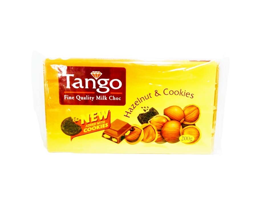 Tango Milk Choco Hazelnut & Cookies 200g