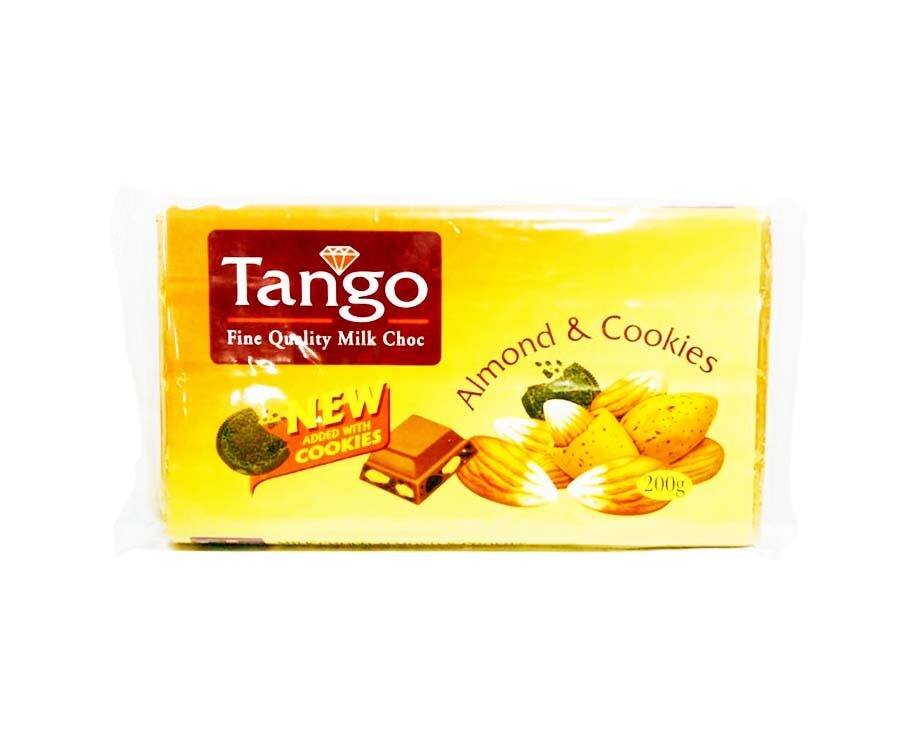 Tango Milk Choco Almond & Cookies 200g