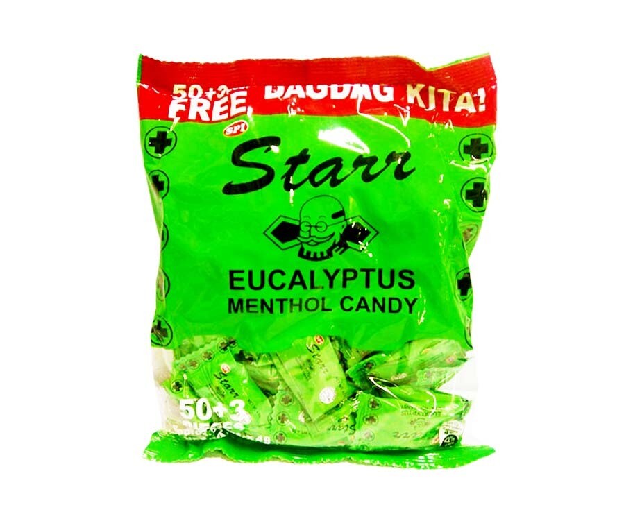 SPI Starr Eucalyptus Menthol Candy 53 Pieces 212g