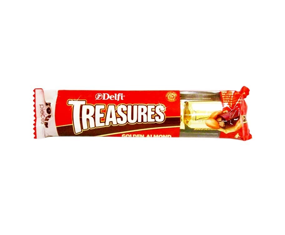 Delfi Treasures Golden Almond 4 Pieces 36g